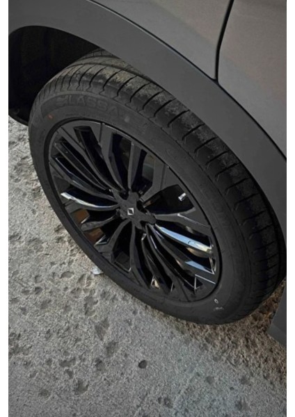 Togg T10F Sedan Jant Kaplama Sticker Set - Parlak Siyah modelleri