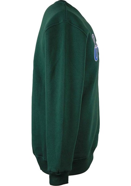 26KL71G08007 0 Yaka 3 Ip Yeşil Erkek Sweatshirt Fresh Baskı fiyatları