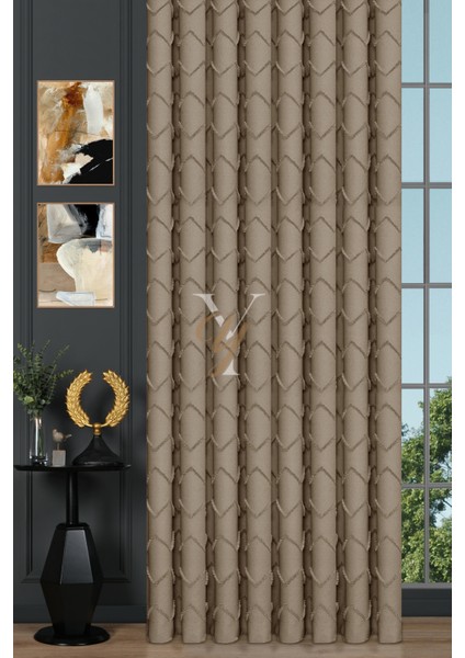 Jakar Kesme Fon Perde Ezgi V-6002 Krem fiyatları