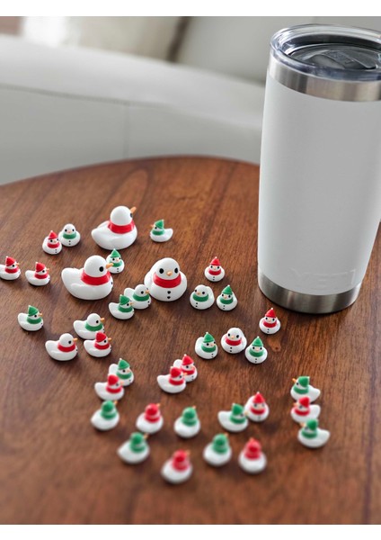 Mini Yılbaşı Ördek Seti – 10’lu Dekoratif Figürler (1.5 Cm) fiyatları