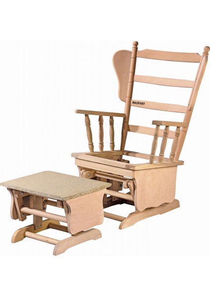 Bonita Sallanır Koltuk Cilasız Ham