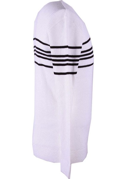 O Yaka Beyaz Erkek Kazak 18062 fiyatları