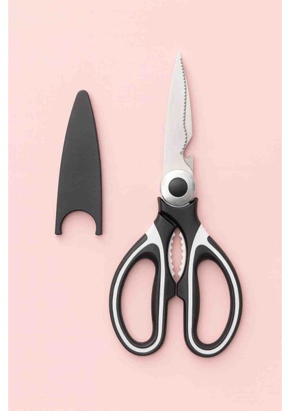 Paslanmaz Çelik Çok Yönlü Mutfak Makası , Ceviz Kıracağı , Şişe Açacağı Vb.