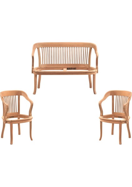 Innoke Senyör Çay Takımı Cilasız Ham