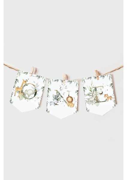 Hediye Sepeti One Flama Konsept Temalı, Baby One Bayrak, Mama 1 Yaş Banner