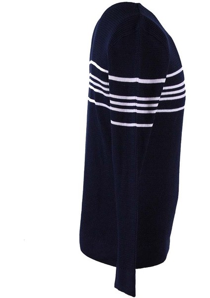 O Yaka Lacivert Erkek Kazak 18062 fiyatları