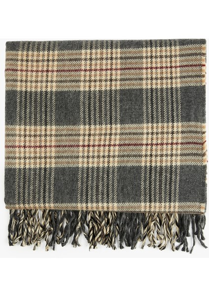 Püsküllü Ekoseli Uzun Atkı fiyatları