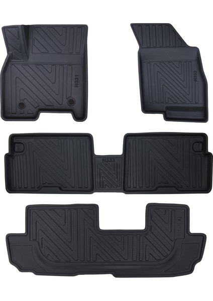 Chery Tiggo 8 Pro 2020 (+) 7 Koltuklu / Luxury Uyumlu 5d Havuzlu Paspas