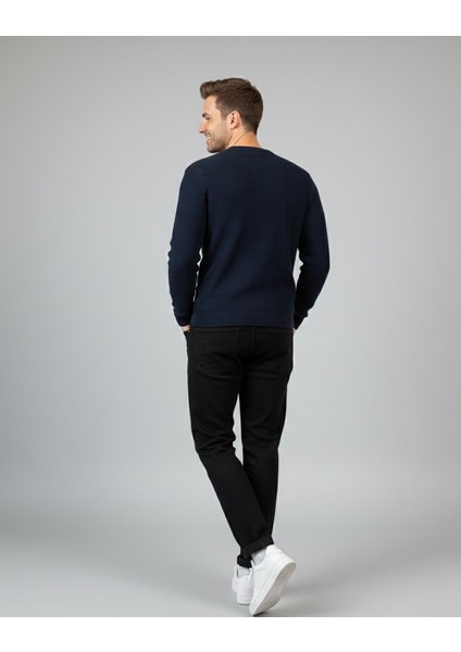 Siyah Erkek Boyfriend Fit Jean Pantolon modelleri