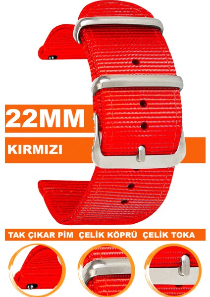 huawei watch gt gt2 gt3 gt4 gt5 pro saat uyumlu premıum nato kumaş tekstil saat kordonu kayışı f39clds-r