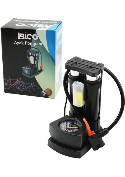 Dikey Model - Pistonlu Ayak Pompası Oto-Araç - Bisiklet-Motor - Top - Şişme Havuz-Yatak (5122)