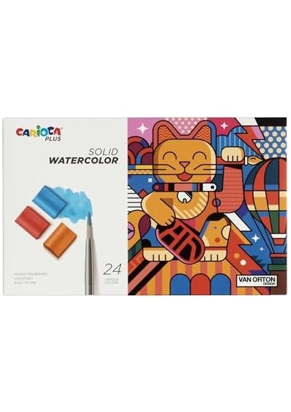 Carioca Plus Tablet Sulu Boya 24&apos;lü (Fırçali)