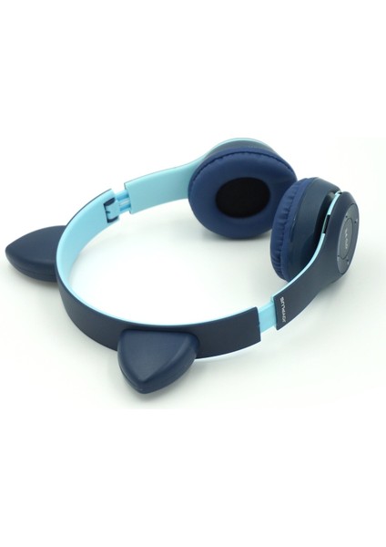 JP-1302 P47M Katlanabilir Kedi Kulaklı Işıklı Kablosuz Kulak Üstü Kulaklık fiyatları