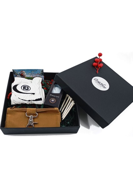 Yeni Yıl Golf Hediye Seti Erkek Özel Kutulu