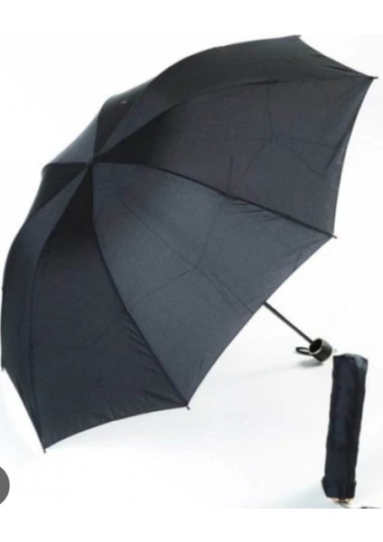 Rüzgara Dayanıklı Siyah Şemsiye, Hafif ve Pratik Kullanım Için Ideal modelleri