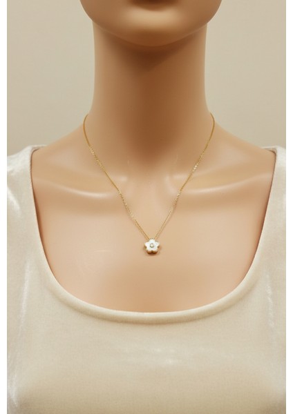 Çiçek Motifli Kolye modelleri