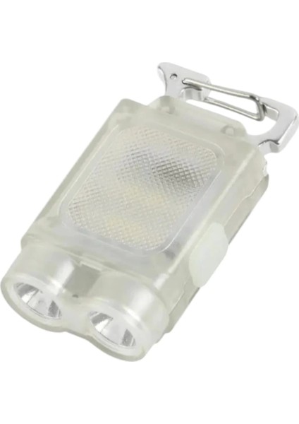 V15 Edc El Feneri 1200LM Anahtarlık Işık Tip-C Şarj Edilebilir Taşınabilir Torch Mıknatıs Klip