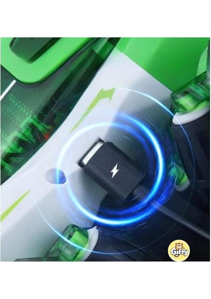 4x4 Buhar Atan Şarjlı Full Fonksiyon Uzaktan Kumandalı Akrobat Araba Duman Atar Dahili Typc-E Şarj (Yeşil) modelleri