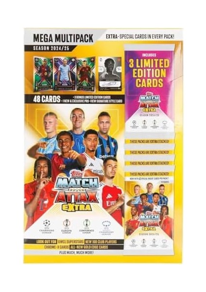 Match Attax 24/25 Multipack (52 Kart, 3 Rastgele x Factor Le Kartı ve Özel Imza Tarzı Pro-View Kartı Dahil!) fiyatları