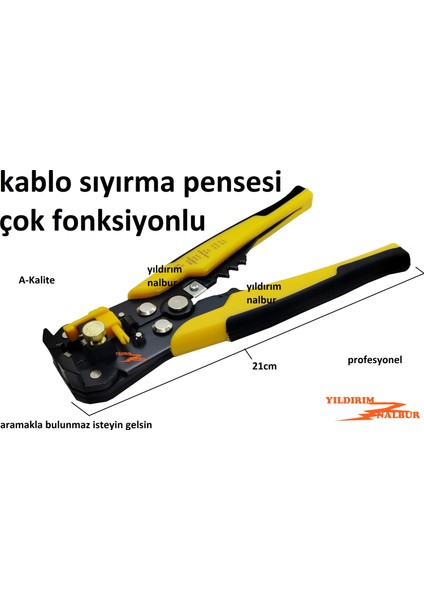 Kablo Sıyırma Pensesi Çok Amaçlı Profesyonel Büyük Boy Kablo Soyacağı fiyatları