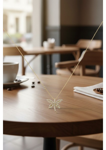 Kelebek Figürlü Zirkon TAŞLI14 Ayar Altın Kolye fiyatları