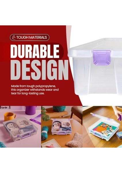 Mor Vurgulu Süper Çanta Saklama Kabı, Şeffaf fiyatları