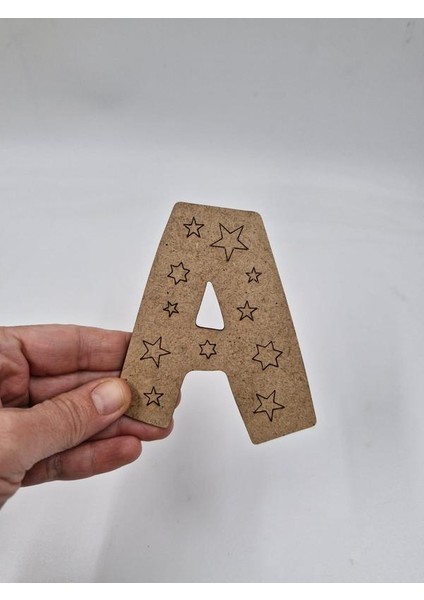 1 Adet Ahşap A Harfi Boyama Okul Dıy Etkinlik Aktivite Sanat 10 cm fiyatları