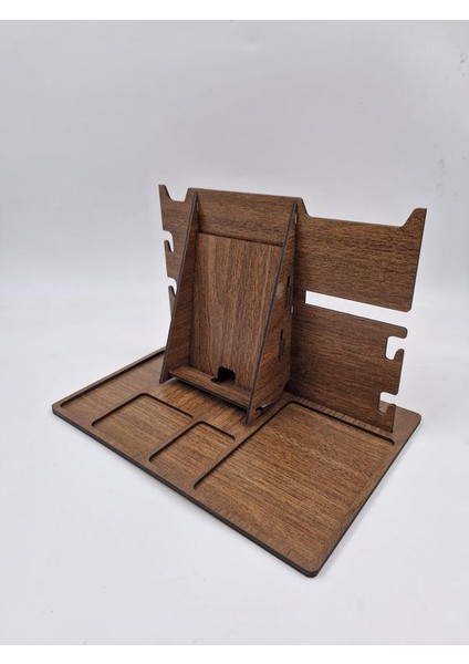 Ahşap Masaüstü Telefon Tutucu Organizer 20 cm x 17 cm x 17 cm modelleri