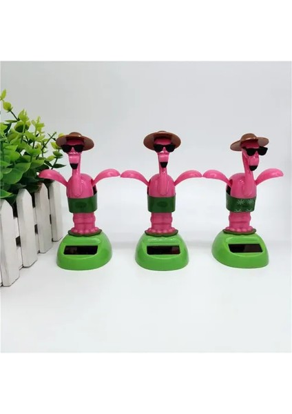 Güneş Enerjili Solar Sallanan Flamingo Figürü