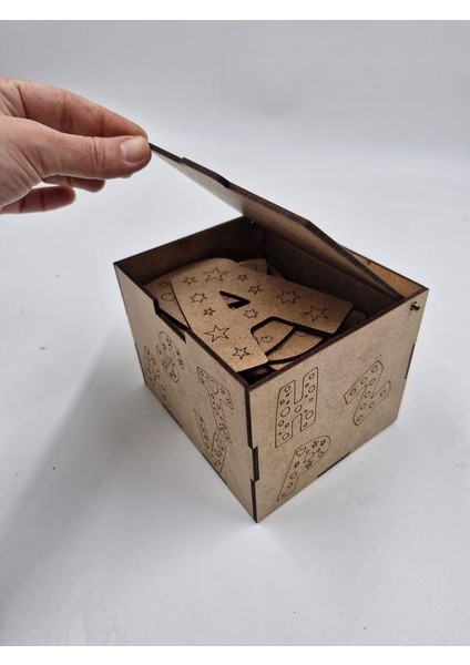 Ahşap Alfabe 32 Adet Harf Özel Kutulu Boyama Okul Dıy Etkinlik Aktivite Sanat 10 cm fiyatları