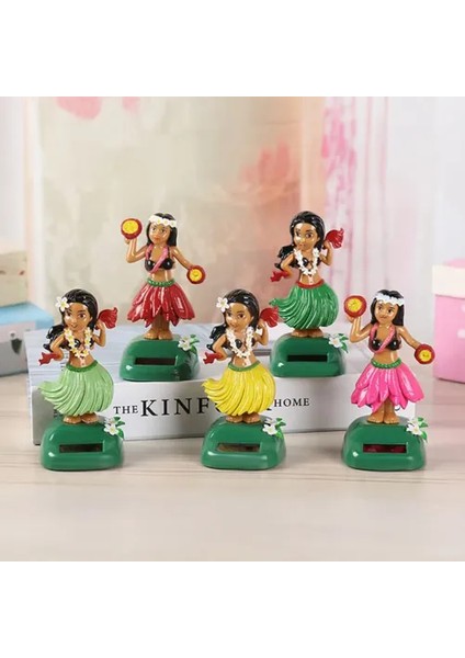 Büyük Boy Güneş Enerjili Solar Dans Eden Hula Kızı Figürü modelleri