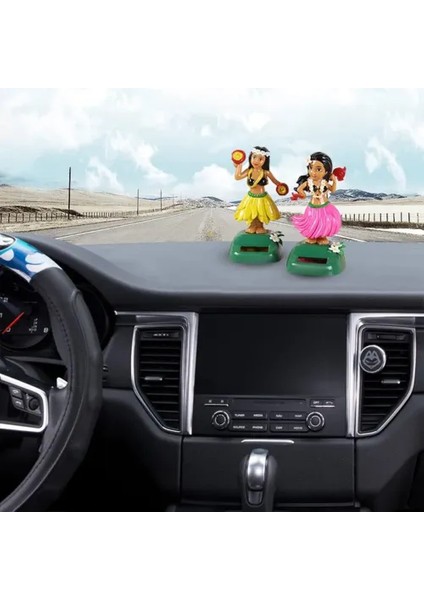 Büyük Boy Güneş Enerjili Solar Dans Eden Hula Kızı Figürü fırsatları