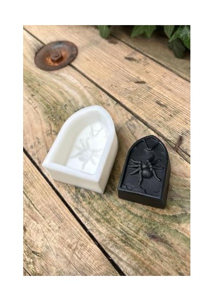 Concept Mezar Taşı Örümcek Desenli Mum Kalıbı (Silikon) (1 Adet) fiyatları