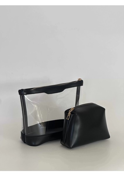 Pusk Kozmetik Çantası Siyah fırsatları