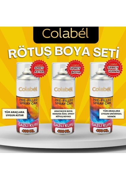 Honda Kod: YR604M Golden Brown 400ML Sprey Rötuş Boya + Vernik modelleri