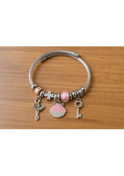 Charmlı Çelik Bileklik fiyatları