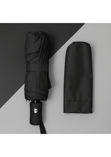 Siyah Kılıflı Otomatik Kompakt Şemsiye, Çok Renkli, Hafif ve Kullanışlı Tasarım fiyatları