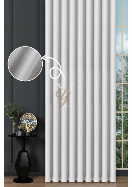 Blackout Fon Perde V-2001 Beyaz