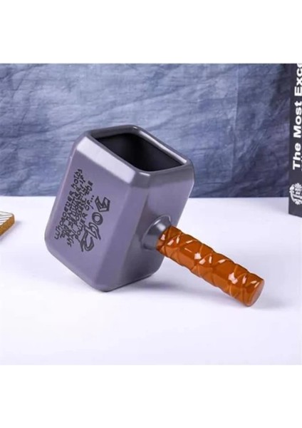 Marvel Thor Çekiç Tasarımlı 3D Seramik Kupa Bardak Cl-K4