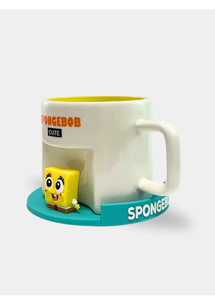 Nickelodeon Sünger Bob Seramik Kupa ve Bardak Altlığı CL-K21 – Consolex Lisanslı Ürün fiyatları