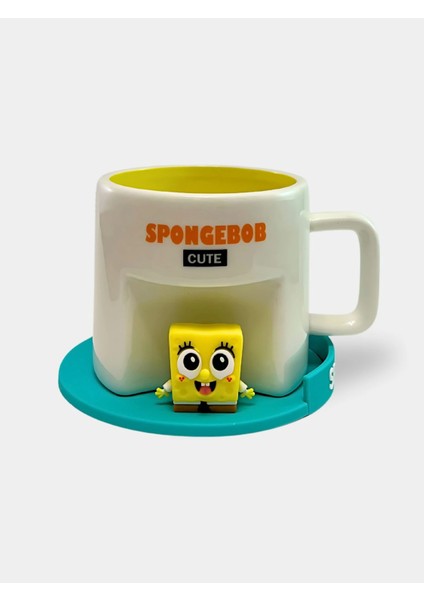 Nickelodeon Sünger Bob Seramik Kupa ve Bardak Altlığı CL-K21 – Consolex Lisanslı Ürün fırsatları