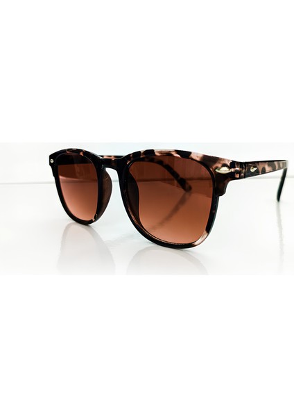 Leopar Desenli Kahverengi Güneş Gözlüğü fırsatları