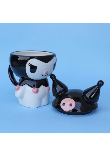 Sanrio Kuromi Kapaklı Seramik Kupa Cl-Fg6 – Consolex Orijinal Ürün modelleri