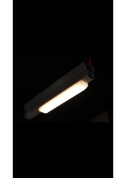 5 Adet 24V Dekoratif Tente & Pergola LED (15CM)-DÜZ Taban-Beyaz 6500K