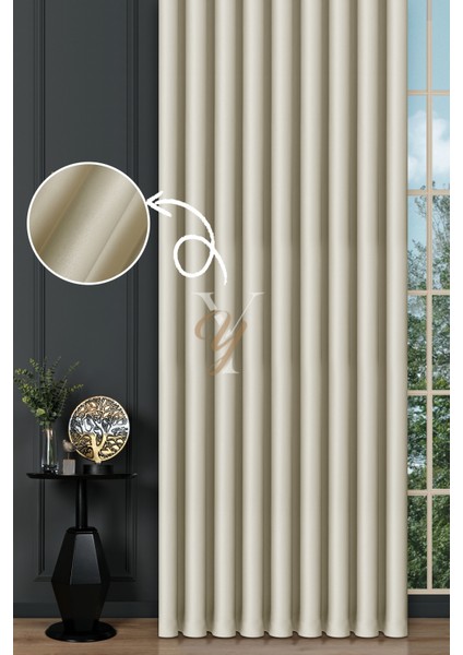 Blackout Fon Perde V-2002 Krem