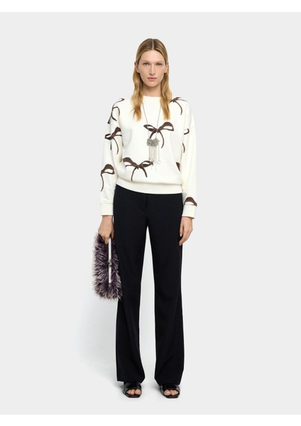 Fiyonk Desenli Sweatshirt fiyatları