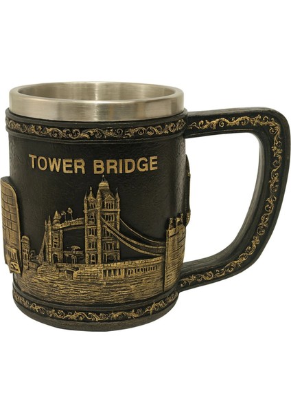 Londra Detaylı Çelik Kupa CL-24009