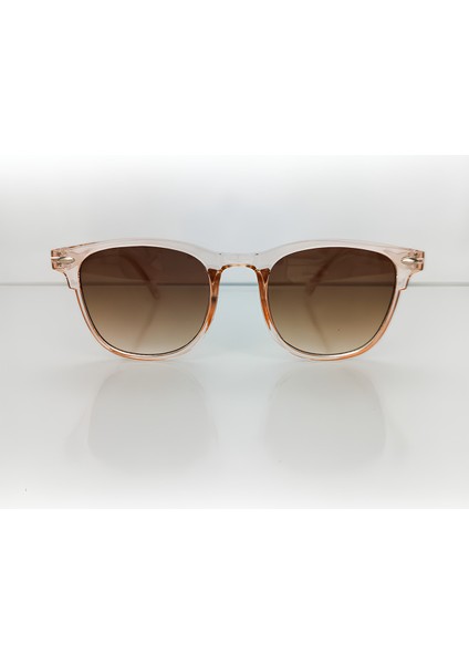 Kahverengi Unisex Güneş Gözlüğü, Plastik Çerçeve