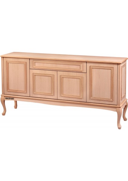 Puter 180 Lik Dolaplı Konsol Cilasız Ham