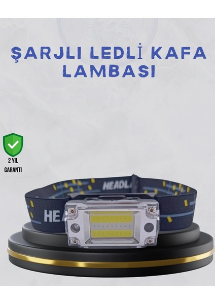 Buğz Kompakt LED Kafs Feneri USB Şarjlı Manyetik 2 Işık Modlu 215 Lümen